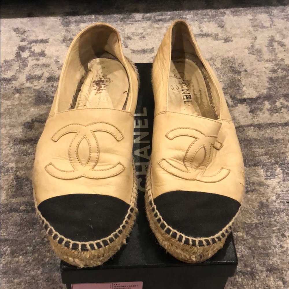 Authentic Chanel Flat Espadrilles - image 1